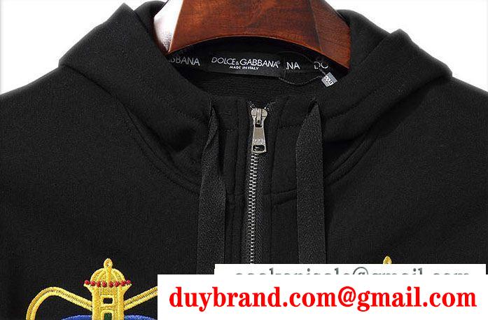 軽快に着こなせる ドルチェ＆ガッバーナ 冬季新作品 Dolce&Gabbana パーカー 数量限定特別価格