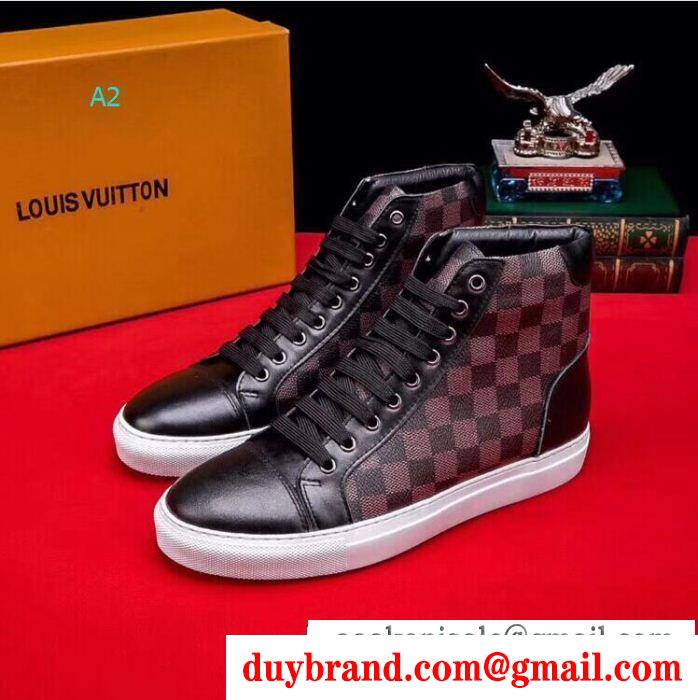 おしゃれに着こなせる louis vuitton ルイ ヴィトン ハイトップシューズ 2019ssの人気トレンドファッション 新春セールアイテム 3色可選