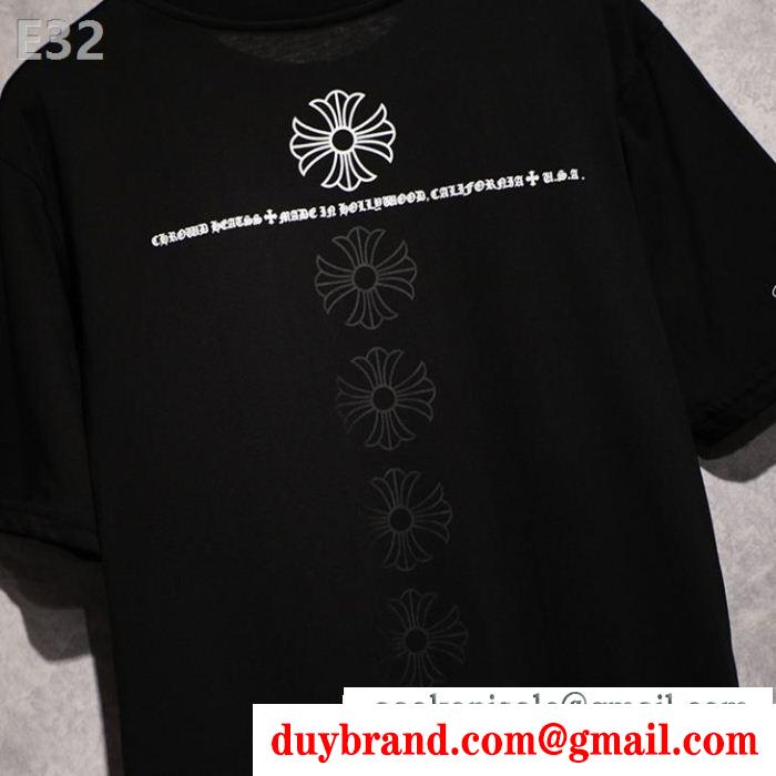 今年も量産！2019年 chrome hearts相性が良く断然オススメ クロムハーツ 半袖tシャツ 2色可選