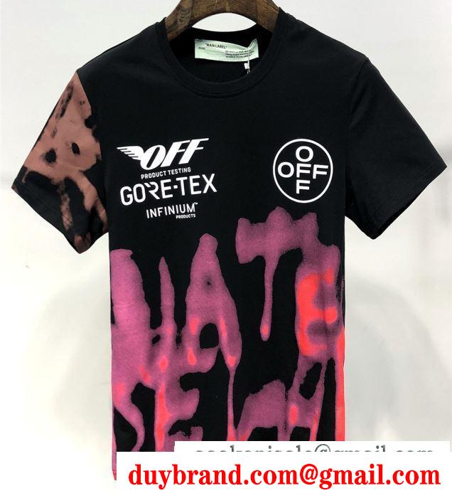 着心地のいいサイズ感  Off-White オフホワイト  2019夏絶対見逃せない人気  半袖Tシャツ