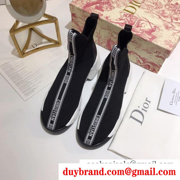 Dior メンズ スニーカー 2019ssでファッションの最先端 新着 ディオール 靴 コピー ブラック グレー 大人気 コーデ 激安