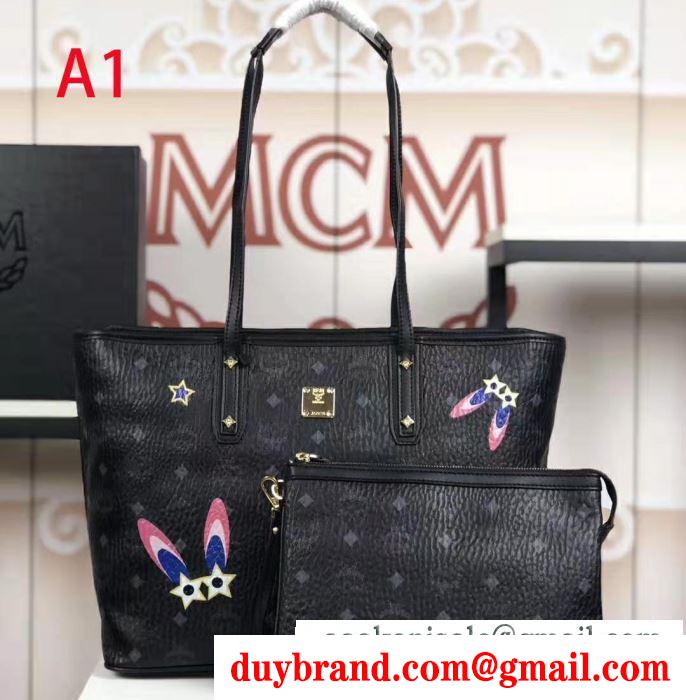 エムシーエム mcm ハンドバッグ 3色可選 2019秋冬におすすめ着こなし 秋らしさを演出できる