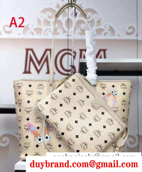エムシーエム mcm ハンドバッグ 3色可選 2019秋冬におすすめ着こなし 秋らしさを演出できる
