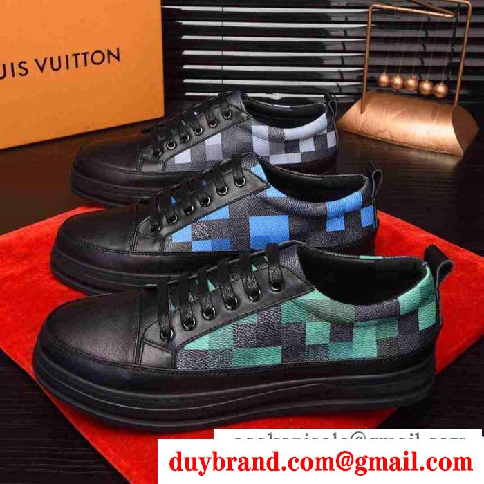 トレンドライクになりがち ルイ ヴィトン 2019秋冬の必需品 LOUIS VUITTON 多色可選 ランニングシューズ ナチュラルコーデに使いやすい
