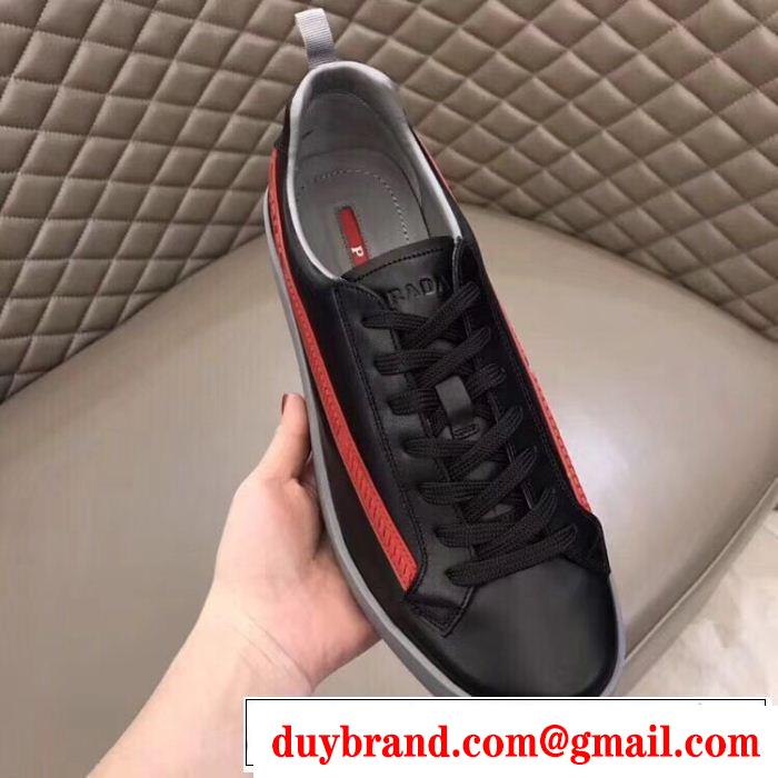PRADA プラダ カジュアルシューズ 2色可選 おしゃれな夏ファッション2019 今期注目のブランドトレンド