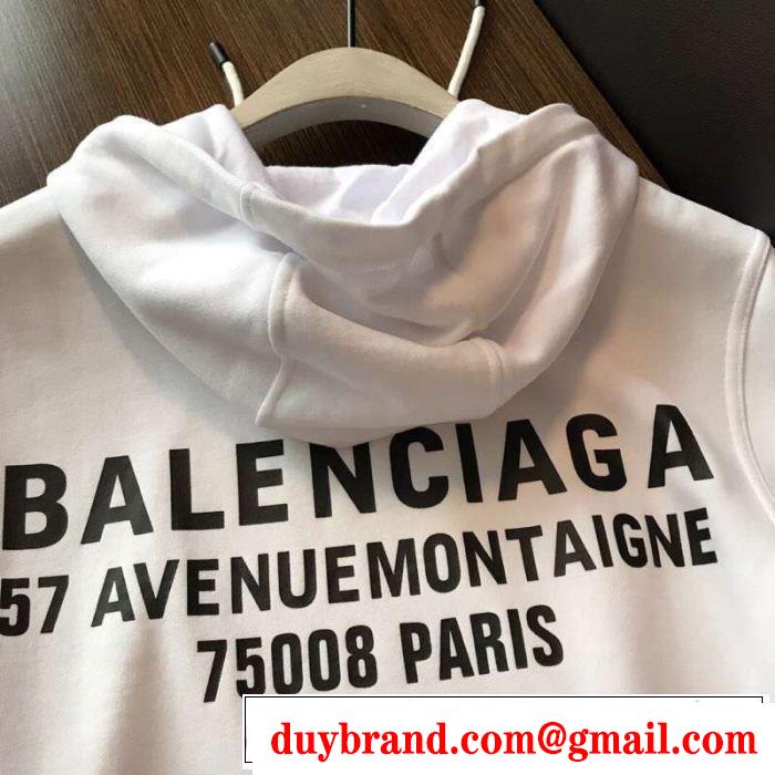 正規品保証19春夏 パーカー バレンシアガ春色の最旬の人気アイテム BALENCIAGA 新商品☆完売必至