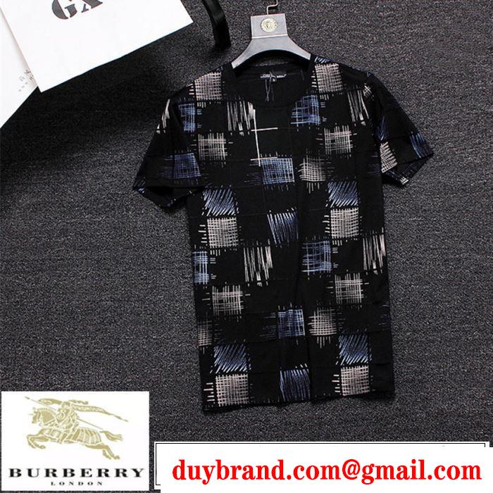 目を引く春夏トップス BURBERRY バーバリー  半袖Tシャツ 2色可選 2019年春夏流行ファッション