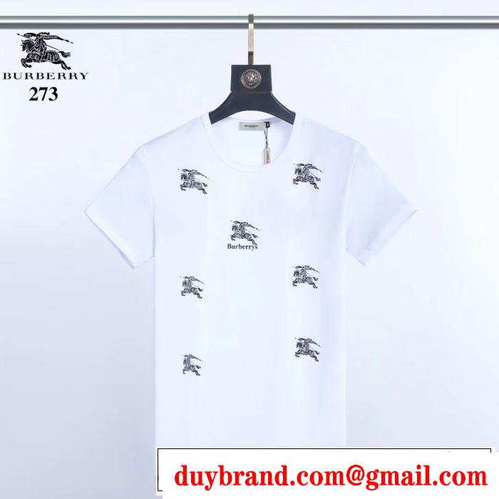 Tシャツ/ティーシャツ ぜひ今年のトレンドをチェック バーバリー 2019年春夏流行ファッション BURBERRY  3色可選