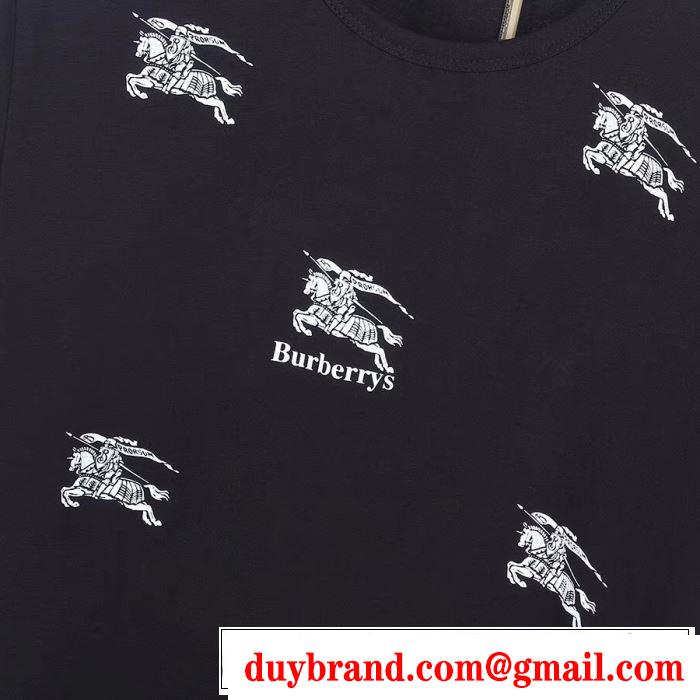 Tシャツ/ティーシャツ ぜひ今年のトレンドをチェック バーバリー 2019年春夏流行ファッション BURBERRY  3色可選