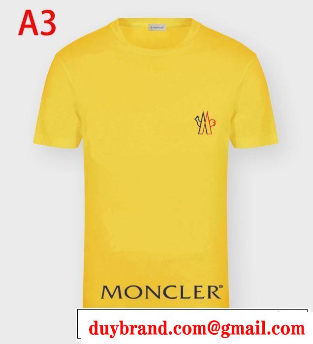2020SS人気 MONCLER モンクレール スーパーコピー ｔシャツ コピー 春夏コレクション 新作 シンプルなデザインコットンウェア