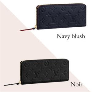 Ví tiền Nam Louis Vuitton siêu cấp Da dập vận Monogram Empreinte của CLEMENCE PURSE like Auth đẳng cấp thời trang nam 