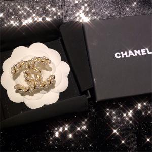  Ghim cài áo chanel Siêu cấp Like auth Chanel] William Chan trần vỹ đình cùng loại ghim cài áo ngọc trai nhập khẩu  