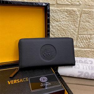 Hot Mới nhất Ví tiền VERSACE Nam màu đen siêu cấp  da bò nhập khẩu nguyên miếng sang chảnh