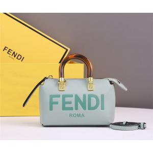 Túi xách mini By The Way Boston FENDI màu bạc hà siêu cấp sản phẩm mới 2022 da bê nhập khẩu cao cấp