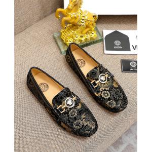 Giày lười Versace Nam Hàng hiệu siêu cấp Like Auth  2022 Nhập khẩu uy tín chất lượng 