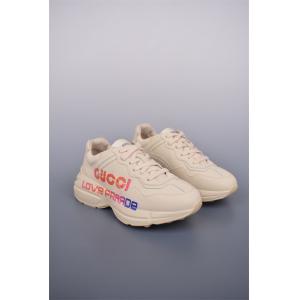 Giày thể thao Rhyton Vintage Trainer Sneaker Gucci unisex  Daddy 5D Hàng hiệu siêu cấp chất lượng cao 2022 