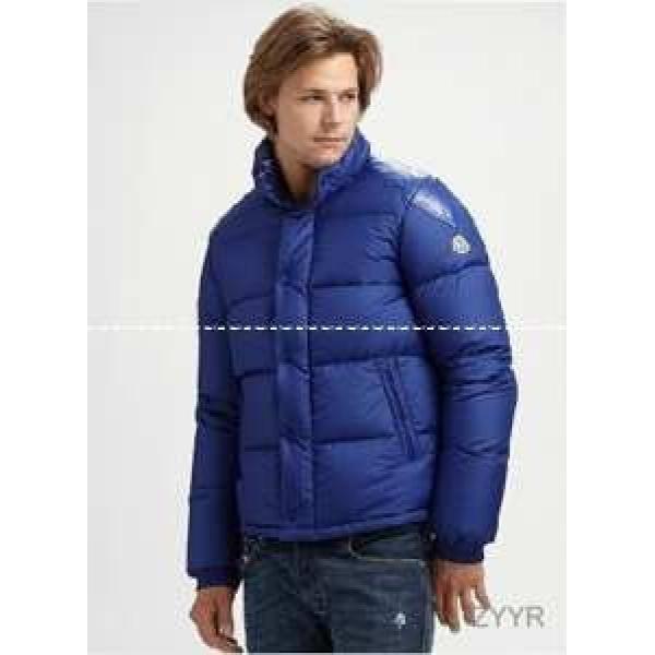 Moncler Moncler Men's Down Áo khoác màu xanh _ Áo khoác cho nam _ Moncler đặc biệt _ Thương hiệu cửa hàng đặc biệt đặt hàng thư giá rẻ