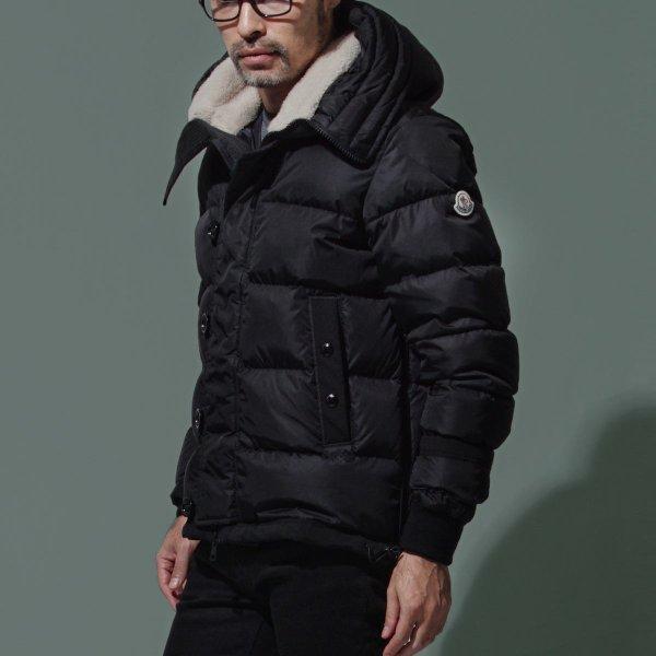 Moncler Moncler Boa Down Áo khoác với Boa Black Men Down War Weang Quần áo ấm áp Pyrenees-4189315-54155-999 Pyrenees Pyrenee: Pyrenees-54155: Yahoo!