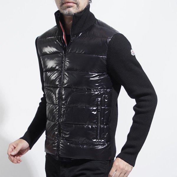 Moncler Moncler NIT Kết hợp xuống Áo khoác xuống áo khoác Đàn ông đen ngoài trời ấm mang bảo vệ lạnh chế độ Ting Chế độ 9416600-9699Z-999: 9416600-9699Z: Yahoo màu xanh hiện đại!