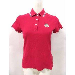 Moncler moncler polo áo ngắn tay màu hồng kano thư phụ nữ
