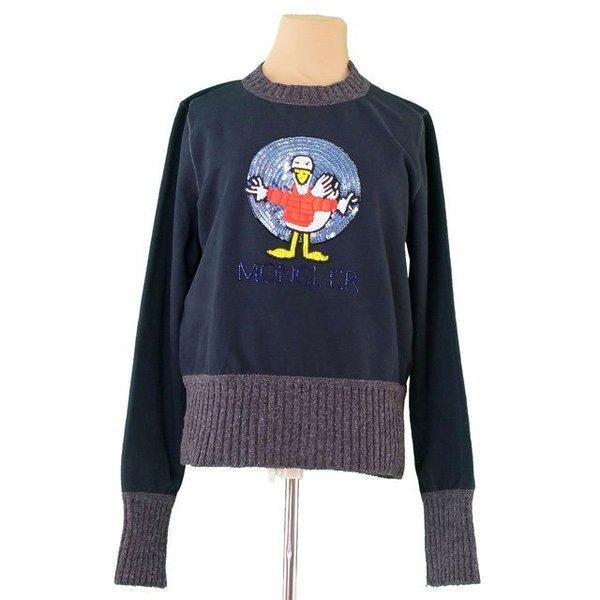 Moncler Moncler Cut Sow Duck L Navy Grey Ladies Đàn ông đã qua sử dụng: T1396: Thương hiệu Deco Tokyo -Mail Đơn hàng Mua sắm