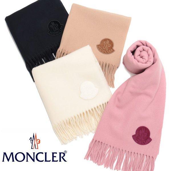 Moncler Muffler Wool Moncler 100 % Logo Wappen Thương hiệu nam giới Ladies Fringe MCL00436000436S: 7651200637: Zen Online -Mail Order Mua sắm mua sắm mua sắm