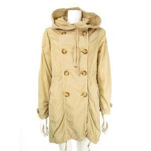 Moncler Moncler Sar Giubbotto Spring Tren Court Nylon Beige Ladies Bán hàng Thư