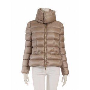 Moncler Moncler Down Jacket Meiju Outer Plain Nylon 100 % Feather Meille 45309 Ladies có bộ phận cổ áo