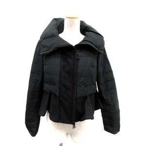 Moncler moncler xuống áo khoác peltee diềm đen phụ nữ thư