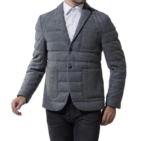 Moncler Moncler Down Áo khoác màu xám Xuống áo khoác Blouson quilting Virgile-3091000-549H6-915 Virgile-549H6: Modern Blue Yahoo!