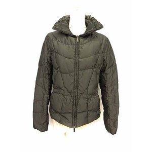 Moncler Moncler Francoise Francoise xuống áo khoác zip lên chặt chẽ màu xám quý cô mua hàng qua thư