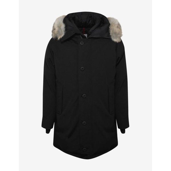 Moncler Moncler Men's Down Áo khoác ngoài Aurelien Fur Trim Down Parka Black: CB2 -FF626F1DC3: Fermat Fermart Shoes -Mail Đơn hàng Mua sắm Mua sắm Mua sắm