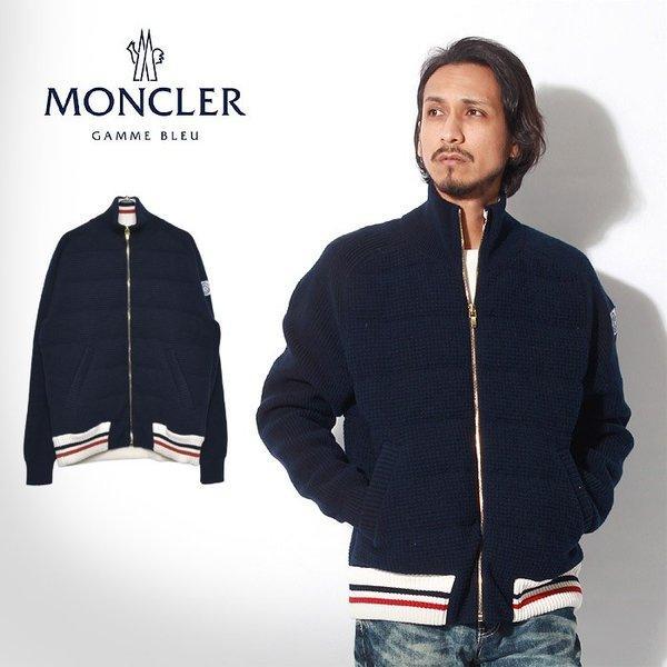 Moncler Gum Blue Moncler Gamme Bleu Jacket Sleeve Logo Knit Cardigan Men: 26211280: Z -Craft Yahoo Shopping Store -Mail Đơn đặt hàng Mua sắm Mua sắm