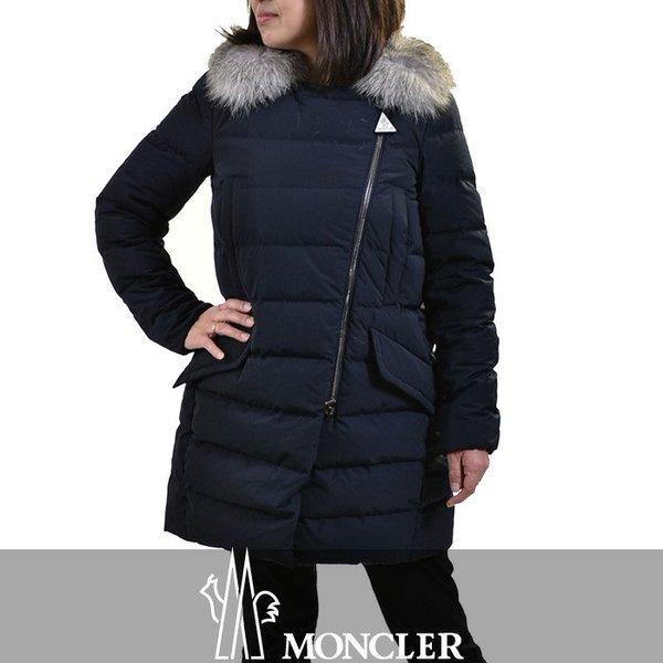 Moncler moncler far cổ áo xuống áo Metrodora Hải quân hiếm