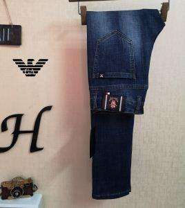 Giá thấp nhất mặc quần jean quần jean mềm mại nghỉ dưỡng cảm giác lỏng lẻo quần denim mềm armani