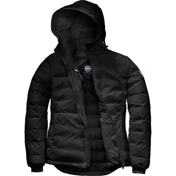 Canada Goose Ladies Down Áo khoác Outer Camp Down Hoodie Black/Black: OD2-CDG3399-BLAA: Fermat Fermart Cửa hàng thứ 3 MAIL MAIL