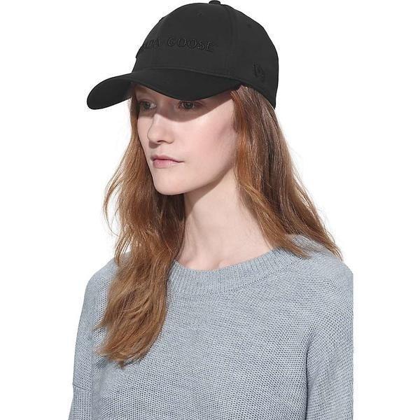 Phụ kiện mũ ngỗng canada Ladies Canada Nông nữ Công nghệ Mũ công nghệ Đen