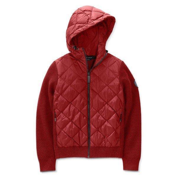 Canada Goose Parker / Áo mồ hôi bên ngoài Ladies Canada Goose Hybridge Knit & Quilted Hoodie Redwood: 36-1KMXAZC0AA-44FD: ASTY-Shop2-Mail Đơn đặt hàng Mua sắm Mua sắm Mua sắm Mua sắm