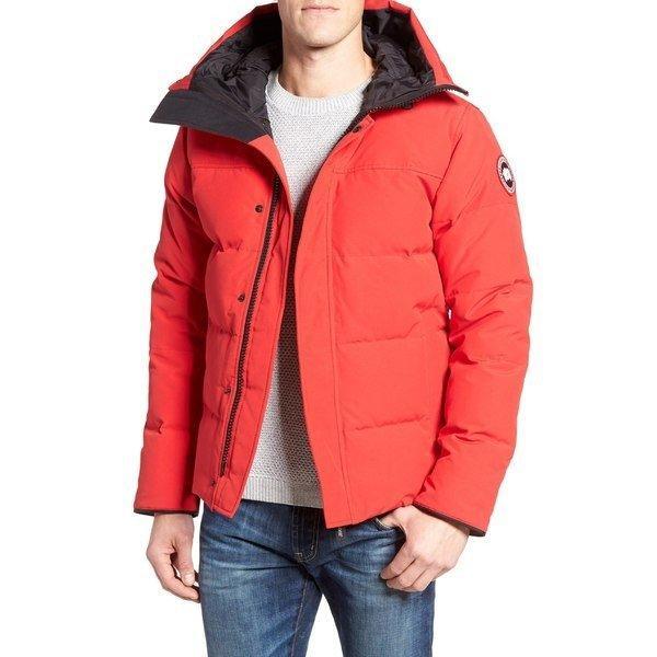 Canada Goose Parker Shirt Shirt Outer Men's Canada Goose 'Slim Fit Hooded Parka Red: 36-259Q6C6CX-11F7: ASTY-Shop2: Mua sắm đặt hàng qua thư
