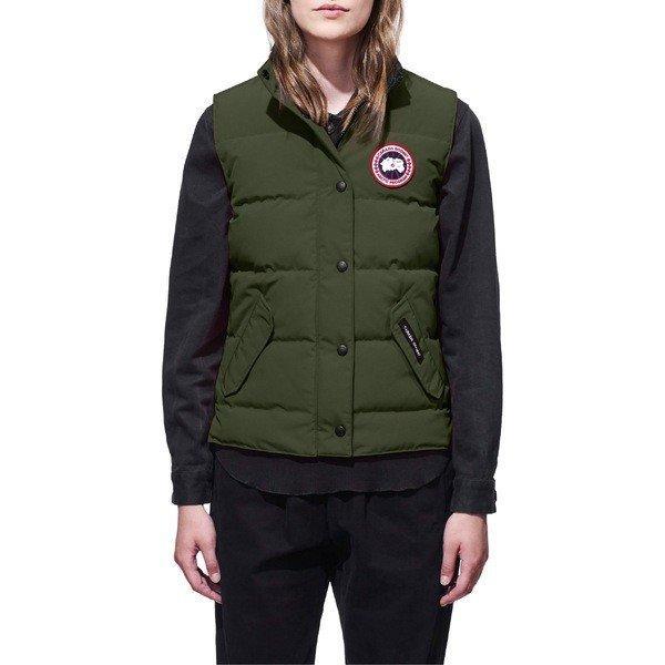 Áo khoác ngỗng canada / Blouson Outer Ladies Canada Goose 'Freestyle' Slim Fit Down Vest Military Green: 36-H8K039BQUP-55GP: ASTY-Shop2-Mail Đơn hàng Mua sắm Mua sắm Mua sắm Mua sắm