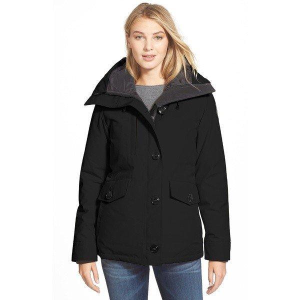 Áo khoác ngỗng canada / Blouson Outer Ladies Canada Goose 'Rideau' Slim Fit Down Parka Black: 36-JTCTSGOPWQ-0236: ASTY-Shop2-Mail Đơn hàng Mua sắm Mua sắm Mua sắm Mua sắm