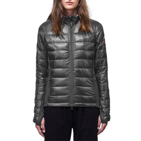 Áo khoác ngỗng canada/ Blouson Outer Ladies Canada Goose 'Hybridge Lite' Slim Fit Media Down s Graphite/ L Black: 36-2D