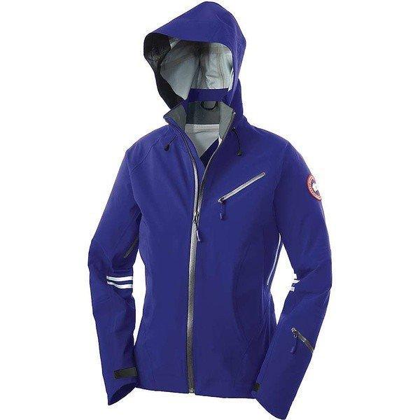 Canada Goose Parker / Đồ mồ hôi áo sơ mi bên ngoài Ladies Canada Goose Women's Stell Shell Hoody Pacific Blue / Mid Grey: 31-03KMC211SN-CCHX
