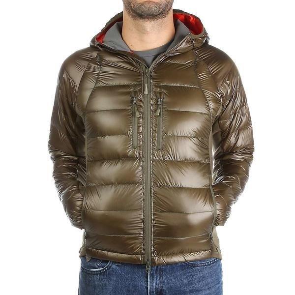 Canada Goose Parker Shirt Shirt Outer Men's Canada Goose nam Hybridge Lite Hoody Military Green / Monach Orange: