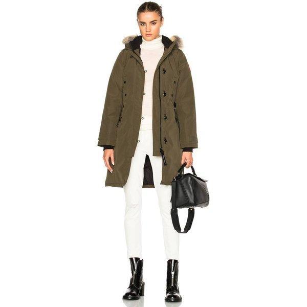 Canada Goose Ladies Court Outer Kensington Parka với Coyote Fur Military Green: HS-CGOOWO15-37E: Fermart Fermart EF-Mail Đơn đặt hàng Mua sắm Mua sắm Mua sắm
