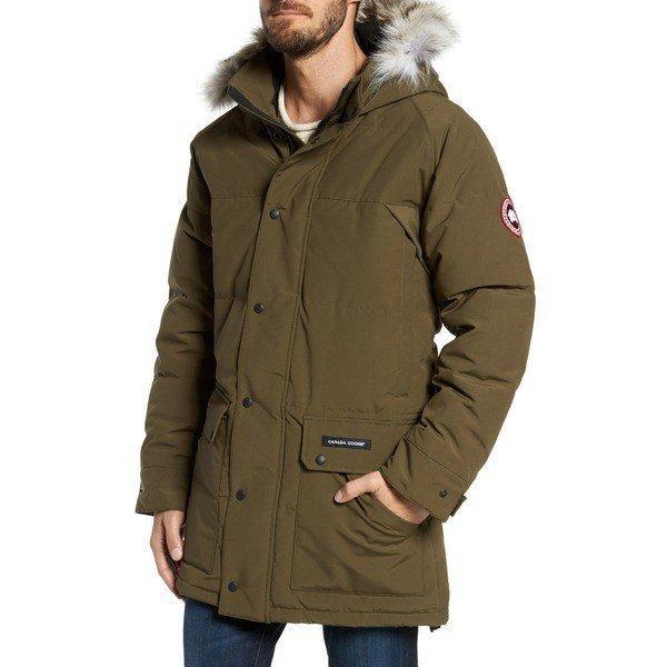 Áo khoác ngỗng canada / Blouson Outer nam Canada Goose Emory chính hãng Coyote Fur Trim parka Military Green: 36-1QJ6HV2GD9-55GP: asty-shop2-mail Đơn đặt hàng mua sắm Mua sắm Mua sắm mua sắm