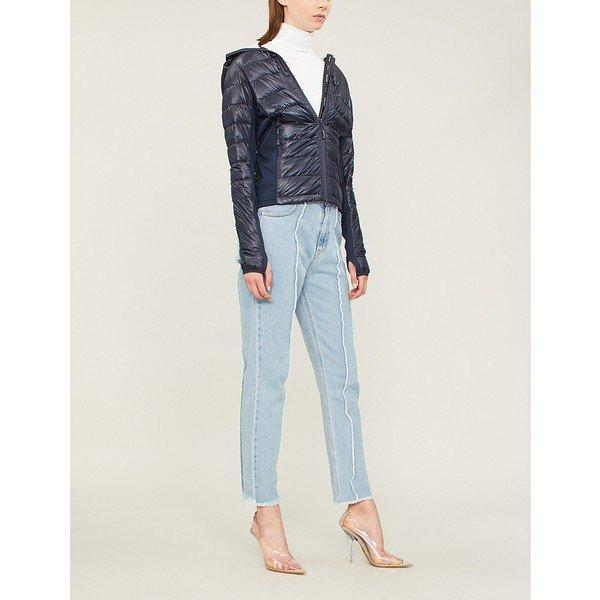 Áo khoác ngỗng canada/Blouson Ladies Outer Hybridge Lite Shell Down Áo khoác Đô đốc_Blue/Đen: 37-WKHY8SJ72H-EDG1