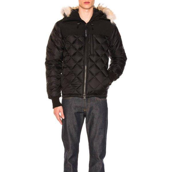 Canada Goose Men's Court Outer Pritchard Coyote với Coyote Fur Trim Black: HS-CGOOMO57-00E: Fermart Fermart EF-Mail Order Mua sắm Mua sắm