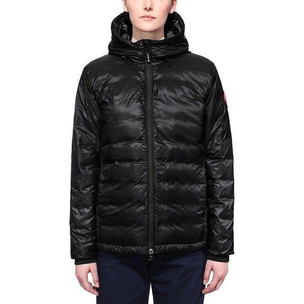 Áo khoác ngỗng canada/Blouson Ladies Outer Camp Down Hoodie -Women's Black/Black: 03 -Tcy5C59ICP -17C7