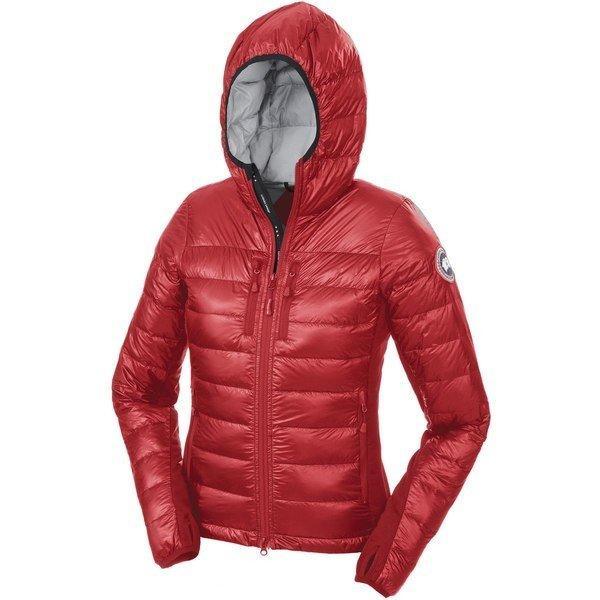 Áo khoác ngỗng canada/Blouson Ladies Outer Hybridge Lite Hooded Down Áo khoác -Women's Red/Black: 03-2CA5CLID0R -44C0